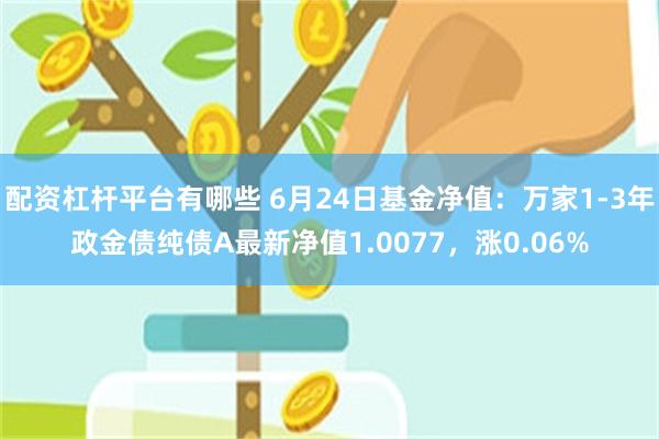 配资杠杆平台有哪些 6月24日基金净值：万家1-3年政金债纯债A最新净值1.0077，涨0.06%