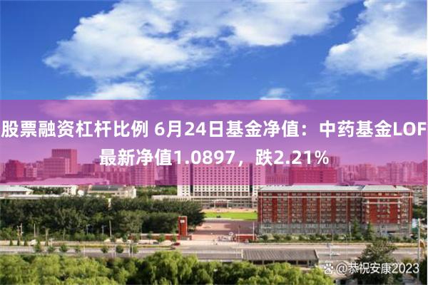 股票融资杠杆比例 6月24日基金净值：中药基金LOF最新净值1.0897，跌2.21%